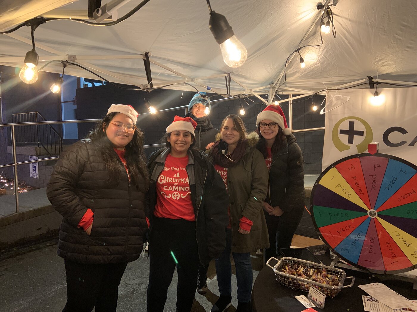 CRI volunteers at the Christmas at Camino event