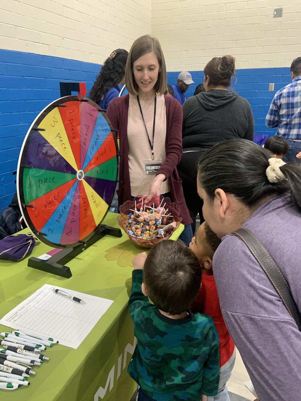 CRI outreach at a Charlotte bilingual preschool event